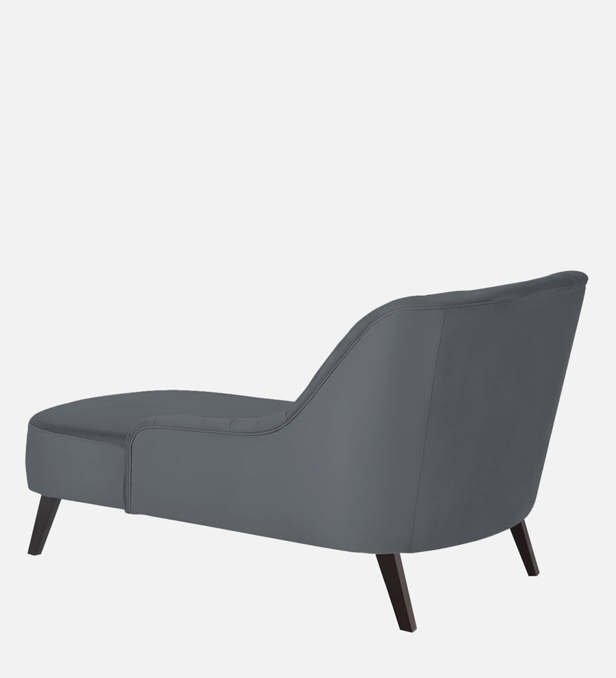Flora Velvet Lhs Chaise Lounger In Pubble Grey Colour - Febonic Living