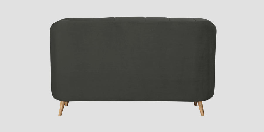 Kaylee Velvet 2 Seater Sofa In Hory Grey Colour - Febonic Living