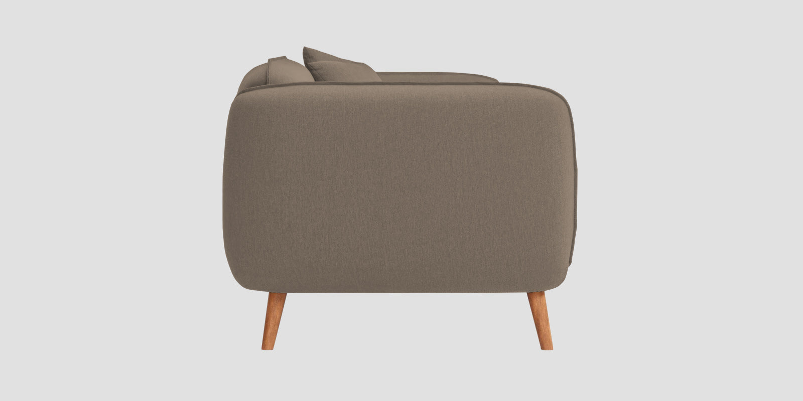 Zia Fabric 3 Seater Sofa In Hazel Beige Colour