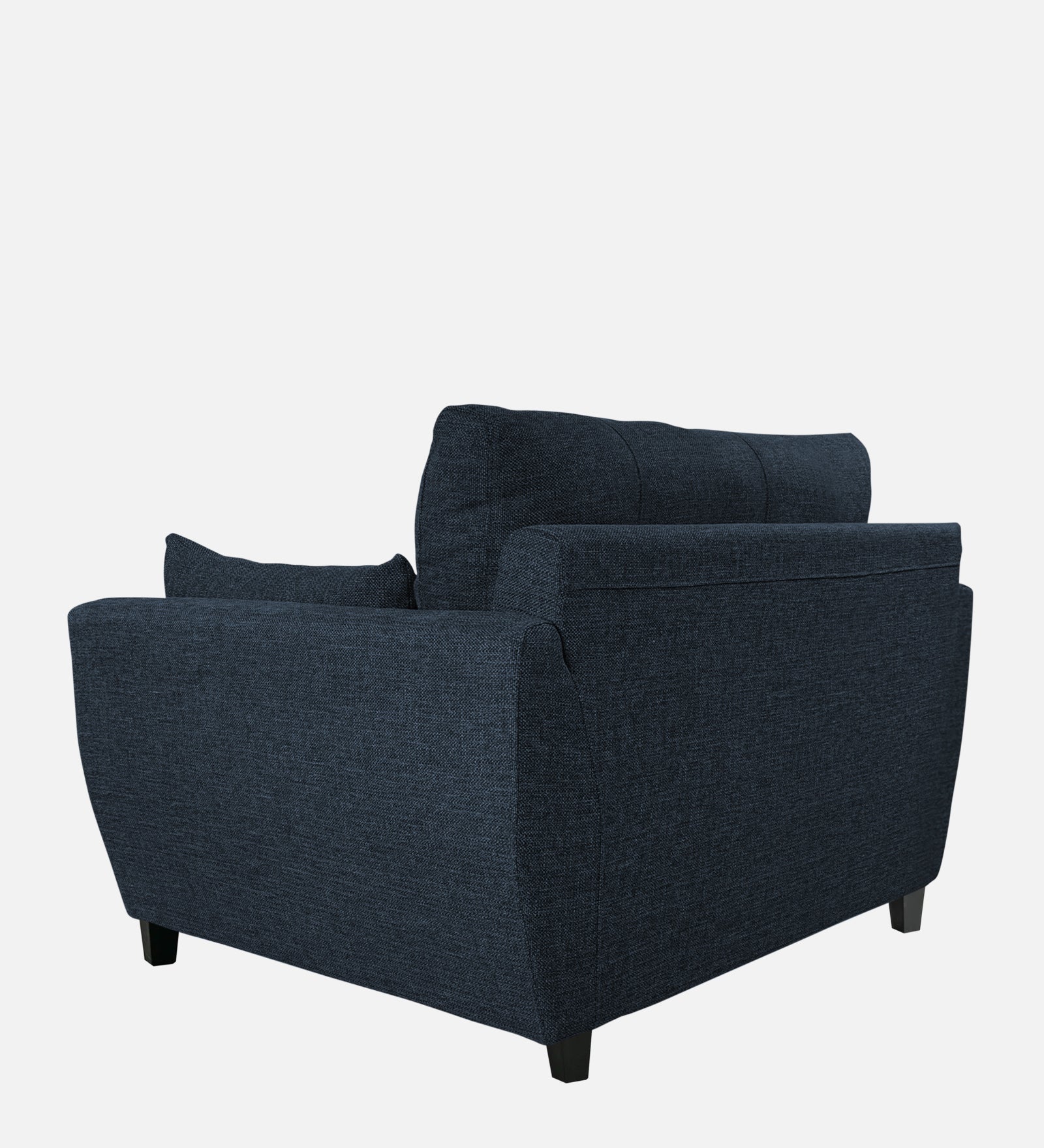 Mario Fabric 1 Seater Sofa in Denim Blue Colour