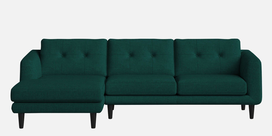 Natasha Velvet Rhs Sectional Sofa 3 Lounger In Forest Green Colour - Febonic Living
