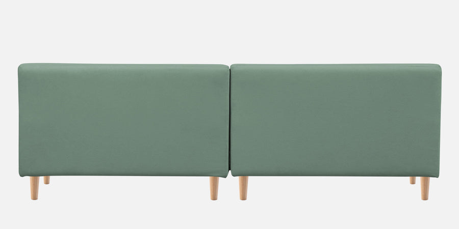 Woody Fabric Lhs Sectional Sofa 3 Lounger In Mist Blue Colour - Febonic Living