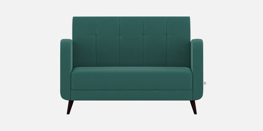 Wiki Velvet 2 Seater Sofa In Pine Green Colour - Febonic Living