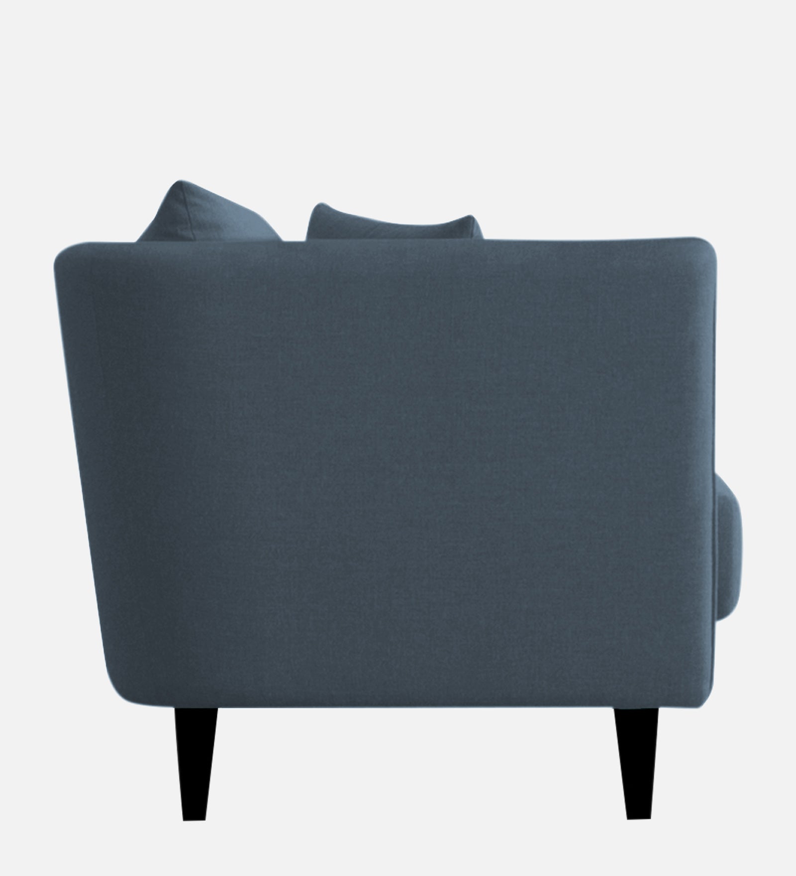 Norway Velvet 1 Seater Sofa In Oxford Blue Colour