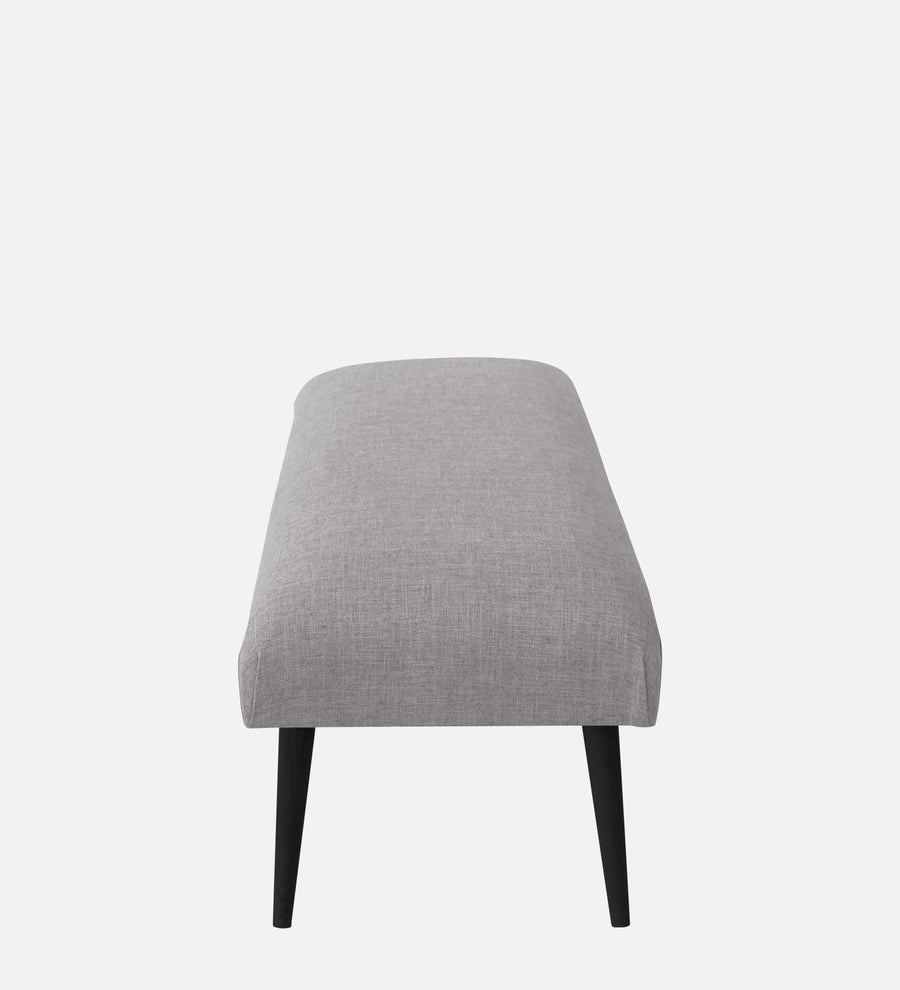 Adon Velvet Bench In Concrete Grey Colour - Febonic Living