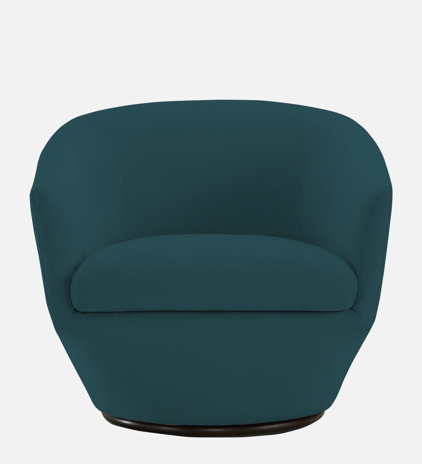 Haddie Velvet Swivel Chair in Arabian Green Colour