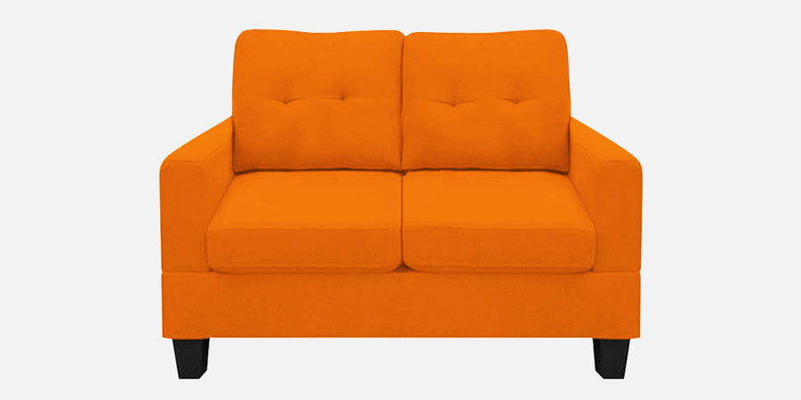 Thomas Fabric 2 Seater Sofa In Vivid Orange Colour - Febonic Living