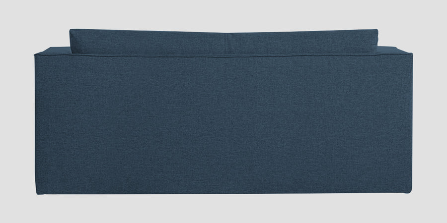 Kenia Fabric 3 Seater Foldable Sofa Cum Bed In Light Blue Colour - Febonic Living