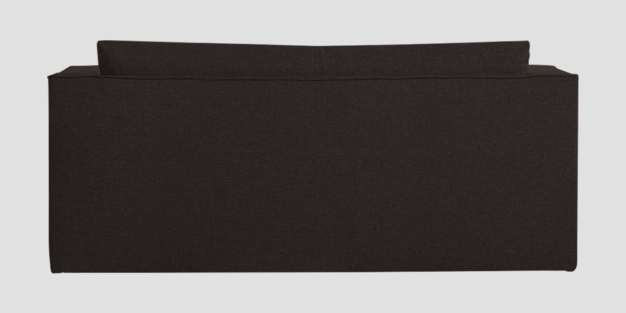 Kenia Fabric 3 Seater Foldable Sofa Cum Bed In Cara Brown Colour - Febonic Living