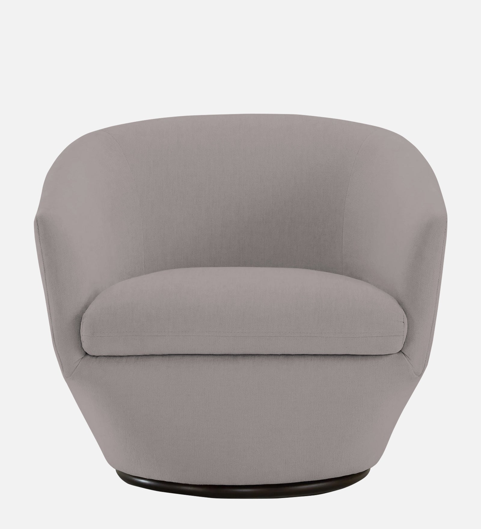 Haddie Velvet Swivel Chair in Pearl Grey Colour