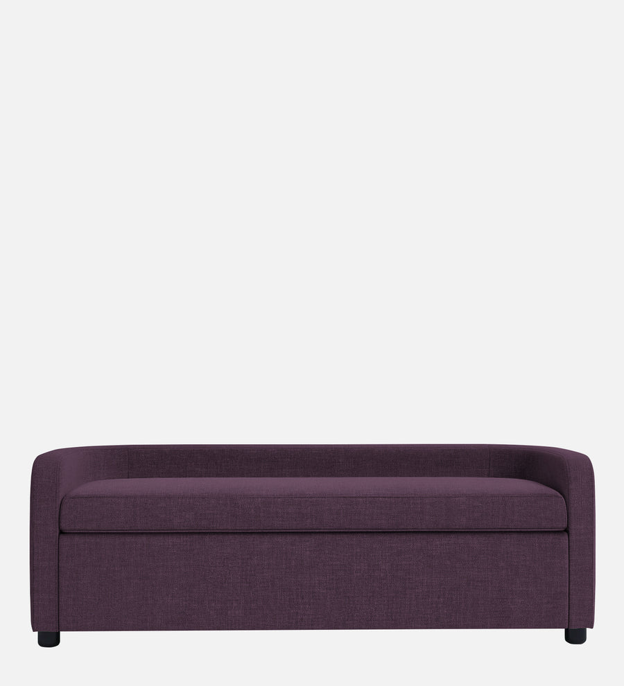 Cooper Fabric Storage Bench In Greek Purple Colour - Febonic Living