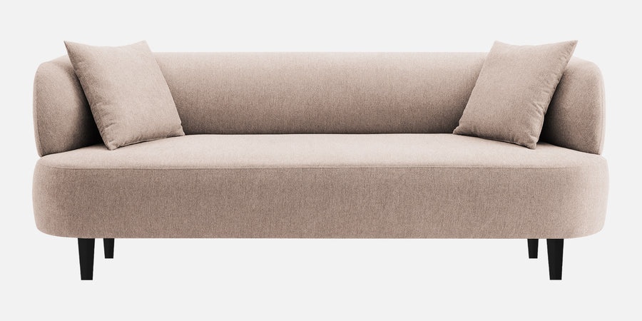 Carson Fabric 3 Seater Sofa In Mush Beige Colour - Febonic Living