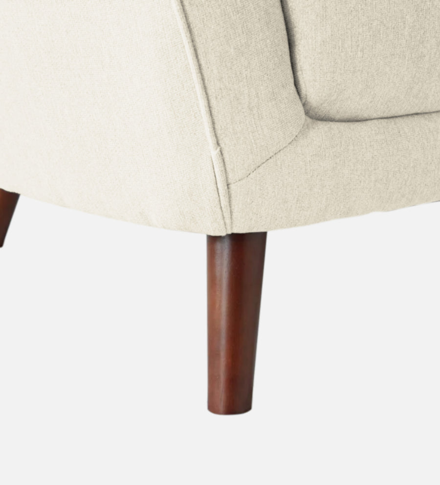 Benjamin Fabric 1 Seater Sofa In Ivory Cream Colour - Febonic Living