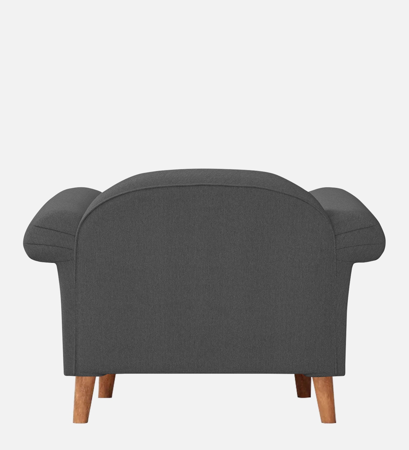 Barber Fabric 1 Seater Sofa in Stone Grey Colour