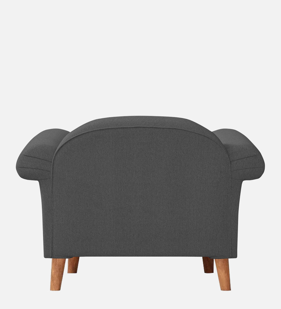 Barber Fabric 1 Seater Sofa In Stone Grey Colour - Febonic Living