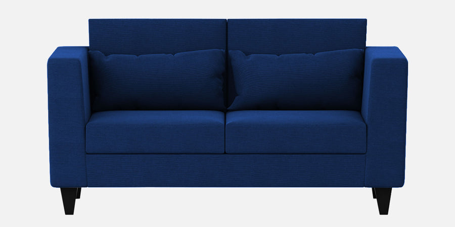 Nipul Fabric 2 Seater Sofa In Royal Blue Colour - Febonic Living