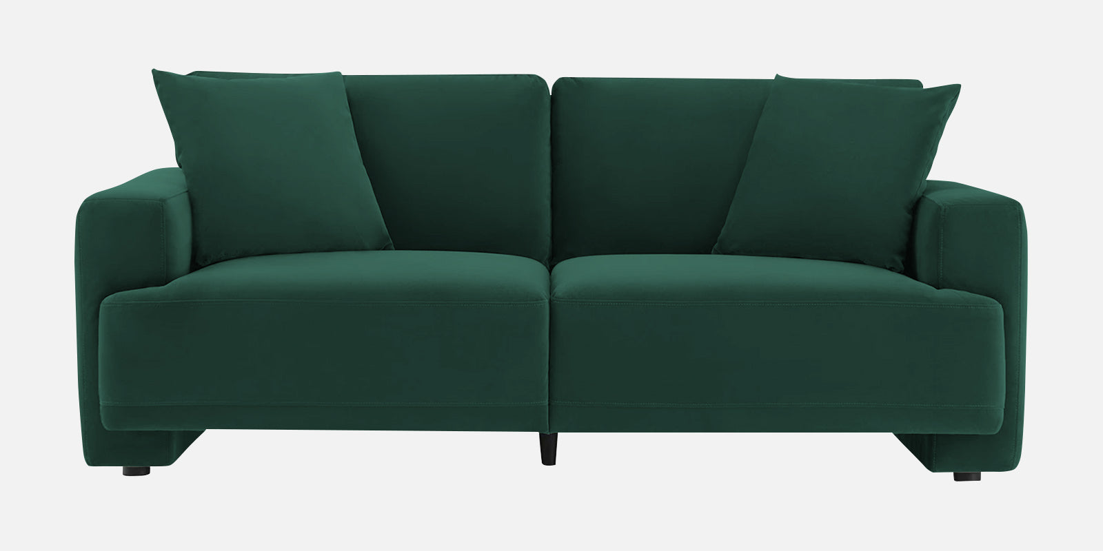 Kosta Velvet 2 Seater Sofa in Forest Green Colour