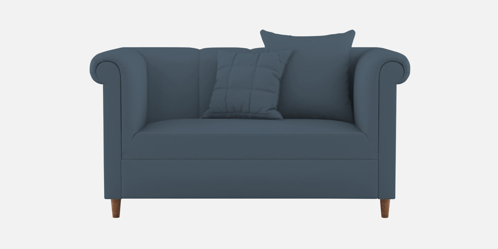 Rubi Velvet 2 Seater Sofa in Oxford Blue Colour