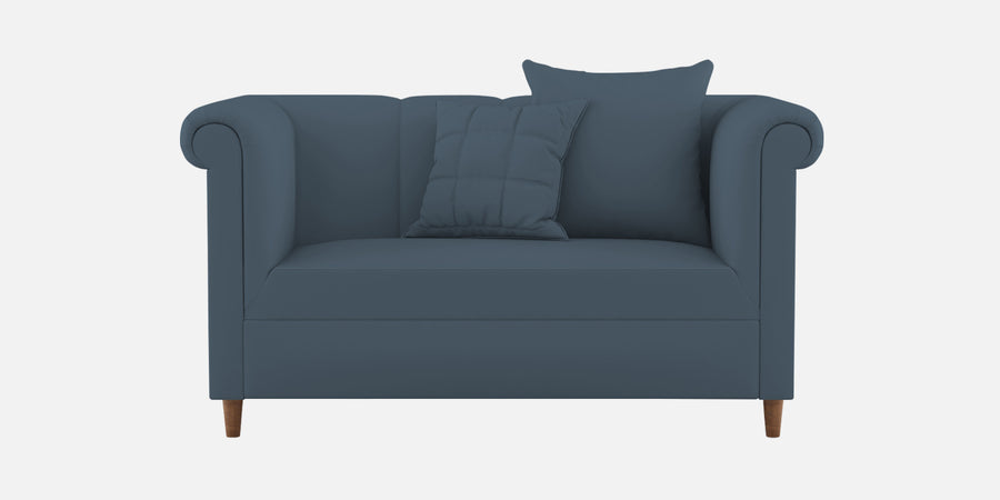 Rubi Velvet 2 Seater Sofa In Oxford Blue Colour - Febonic Living