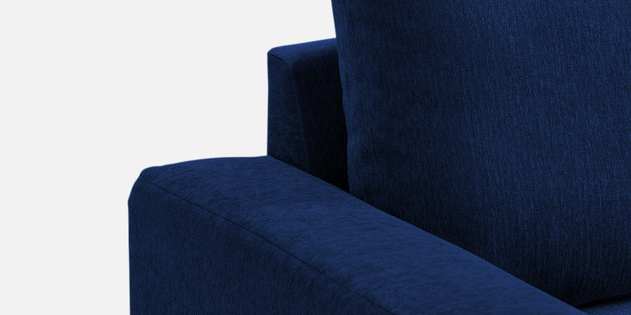Kara Fabric 3 Seater Pull Out Sofa Cum Bed In Royal Blue Colour - Febonic Living