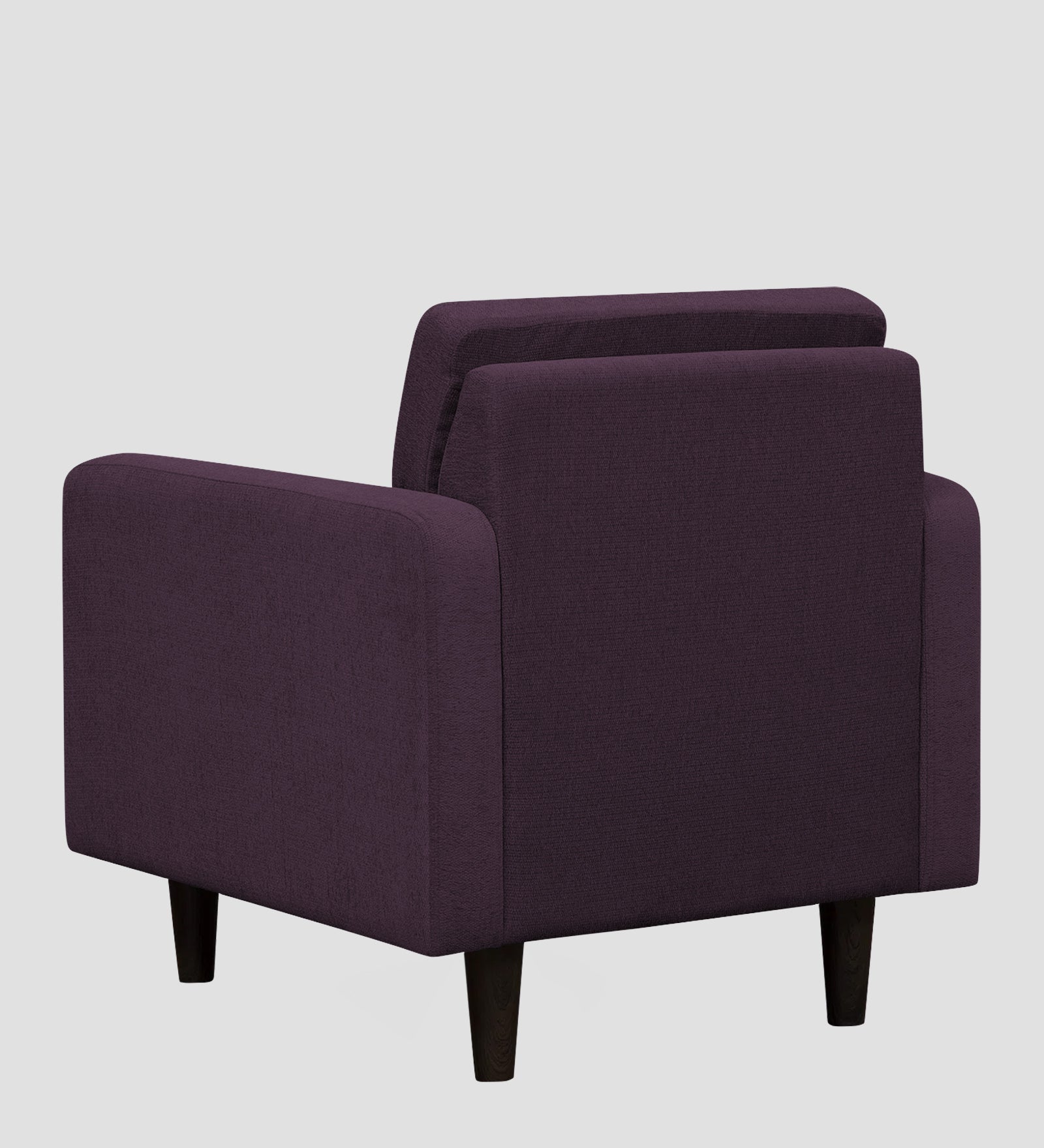 Noha Fabric 1 Seater Sofa In  Greek Purple Colour - Febonic Living