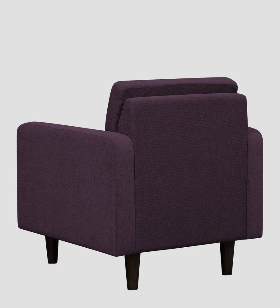 Noha Fabric 1 Seater Sofa In Greek Purple Colour - Febonic Living