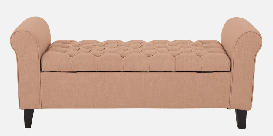 Nowia Fabric 3 Seater Recamier In Cosmic Beige Colour With Storage - Febonic Living