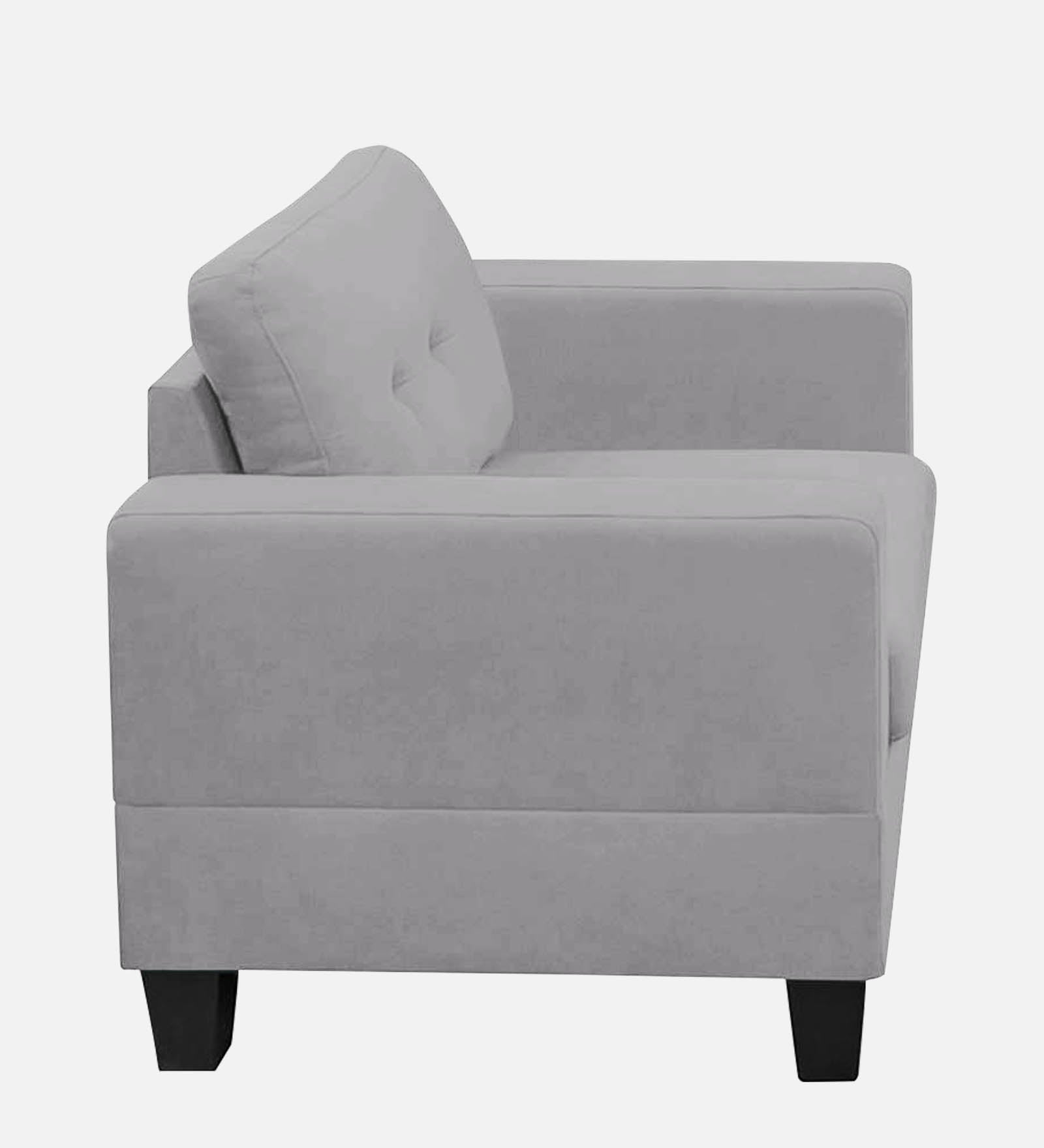 Thomas Fabric 1 Seater Sofa in Lit Grey Colour