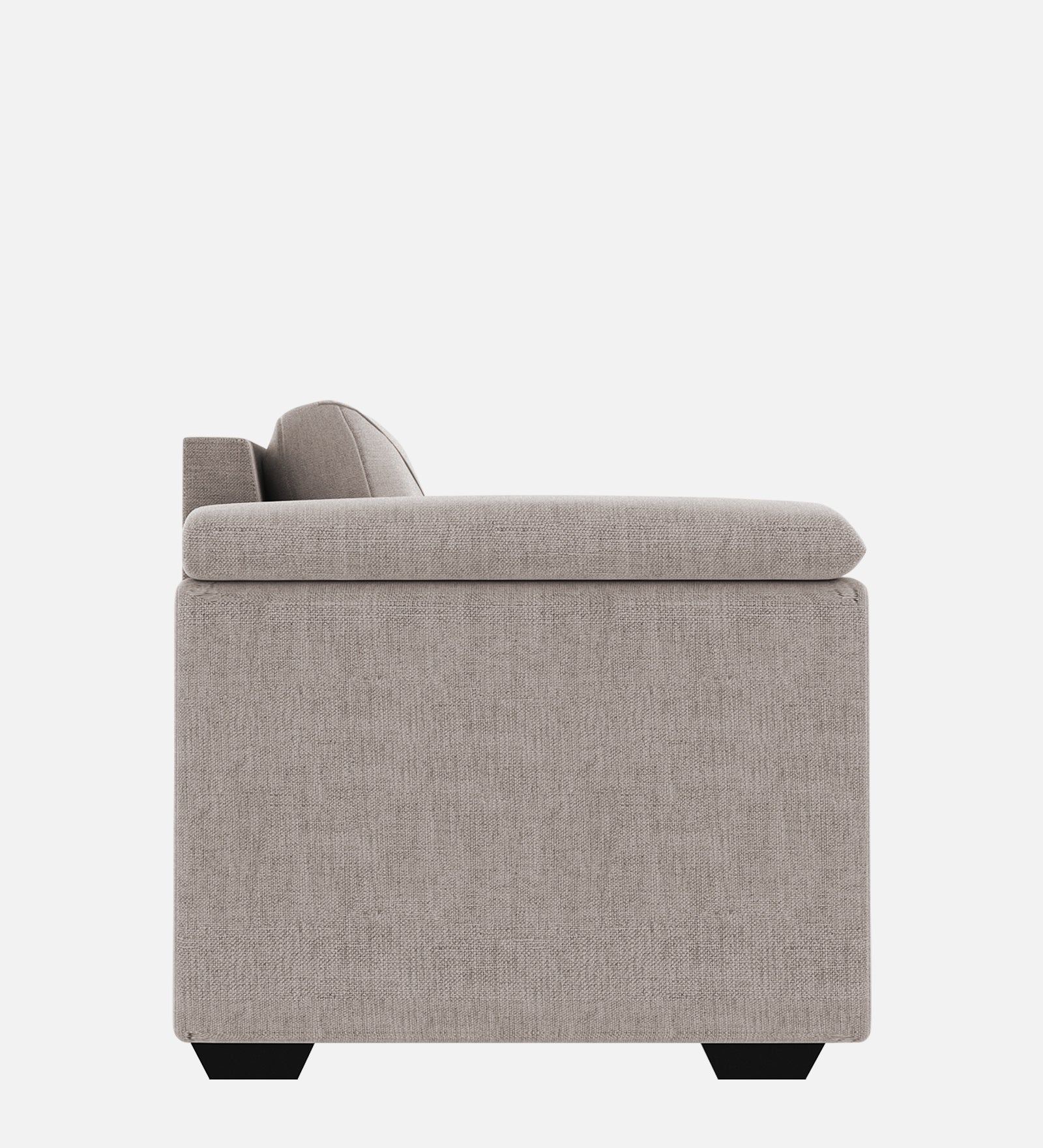 Andry Fabric 1 Seater Sofa in Storm Grey Colour