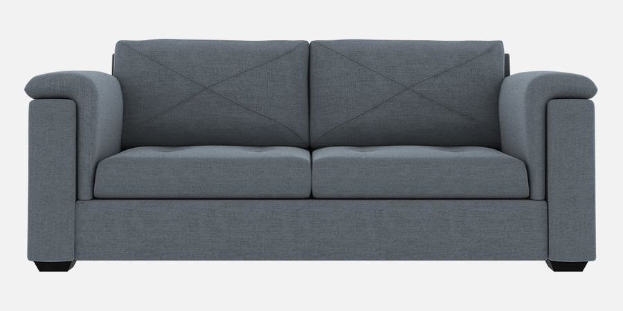 Andres Fabric 3 Seater Sofa In Indigo Blue Colour - Febonic Living