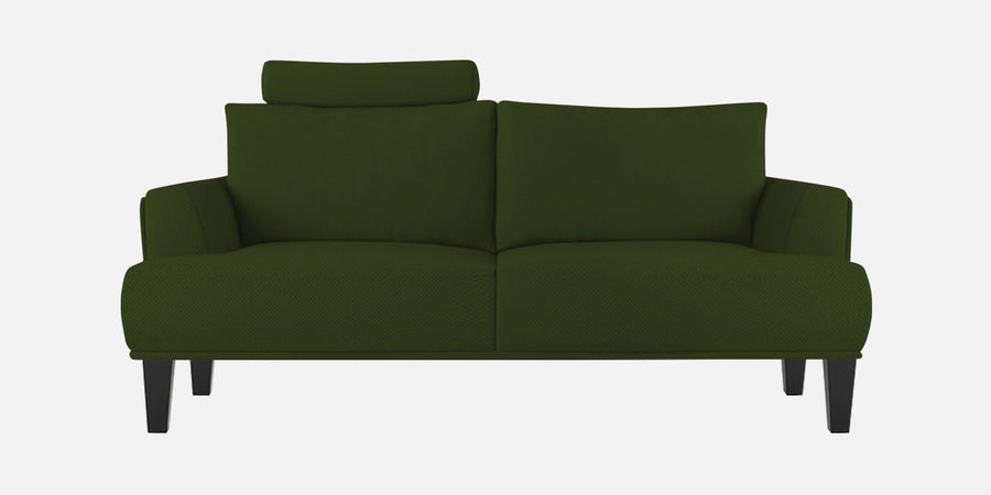 Como Fabric 2 Seater Sofa In Olive Green Colour - Febonic Living