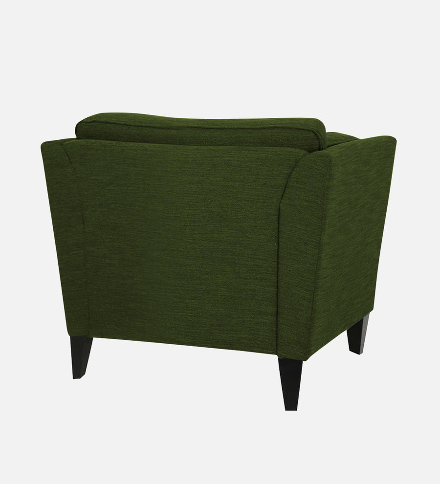 Nigar Fabric 1 Seater Sofa In Olive Green Colour - Febonic Living