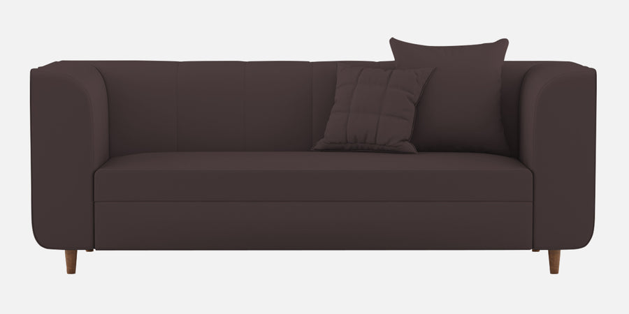 Sumo Velvet 3 Seater Sofa In Mocha Brown Colour - Febonic Living