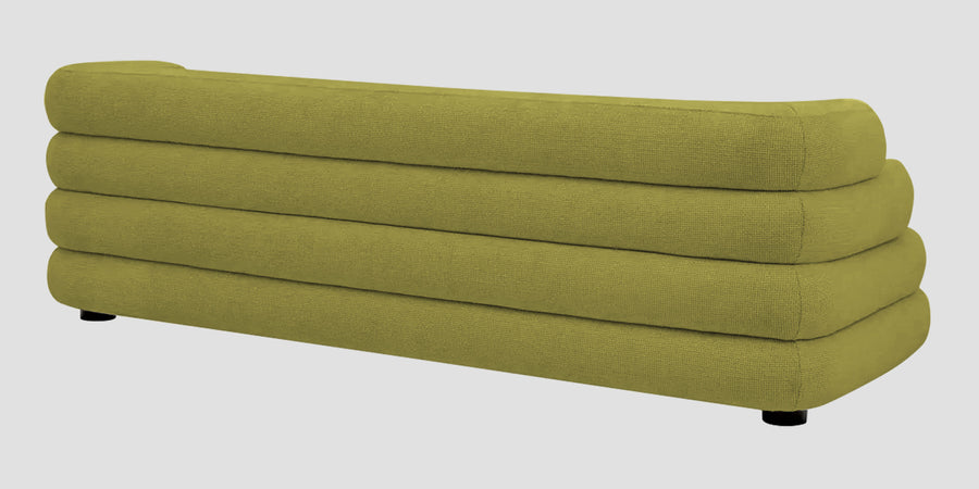 Wener Fabric 3 Seater Sofa In Kelly Green Colour - Febonic Living