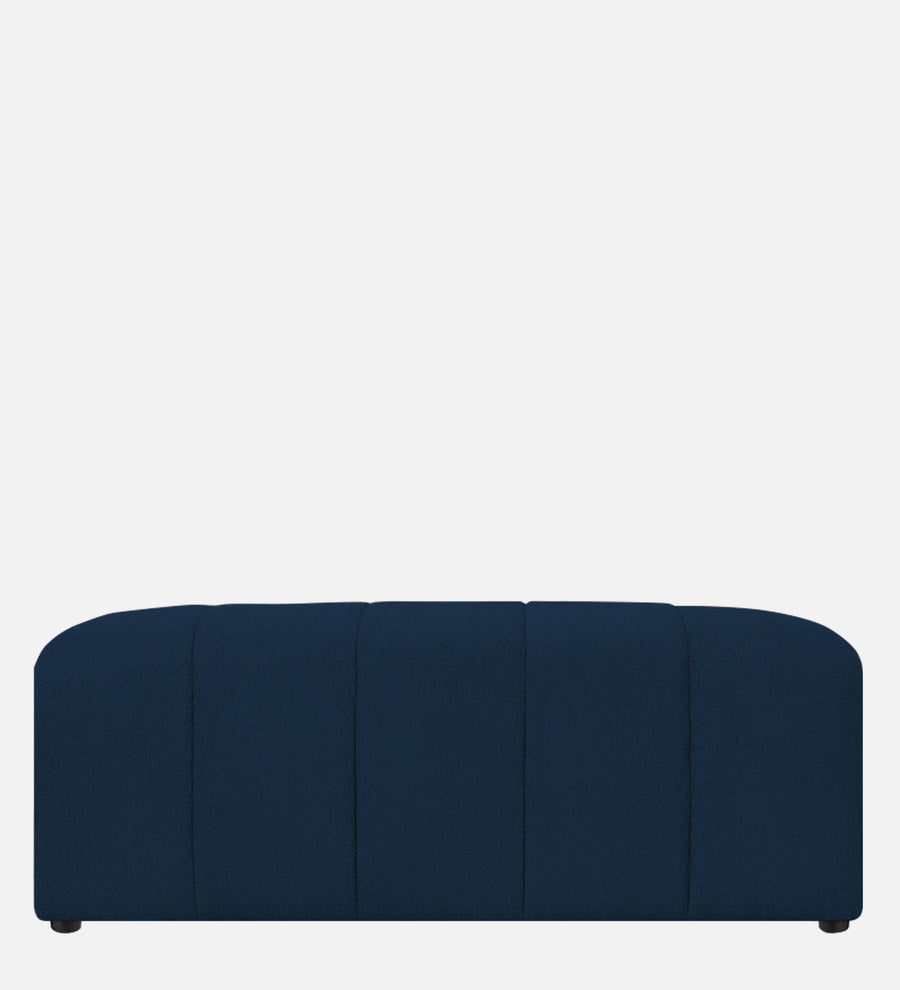 Rexi Boucle Fabric Bench In Danim Blue Colour - Febonic Living