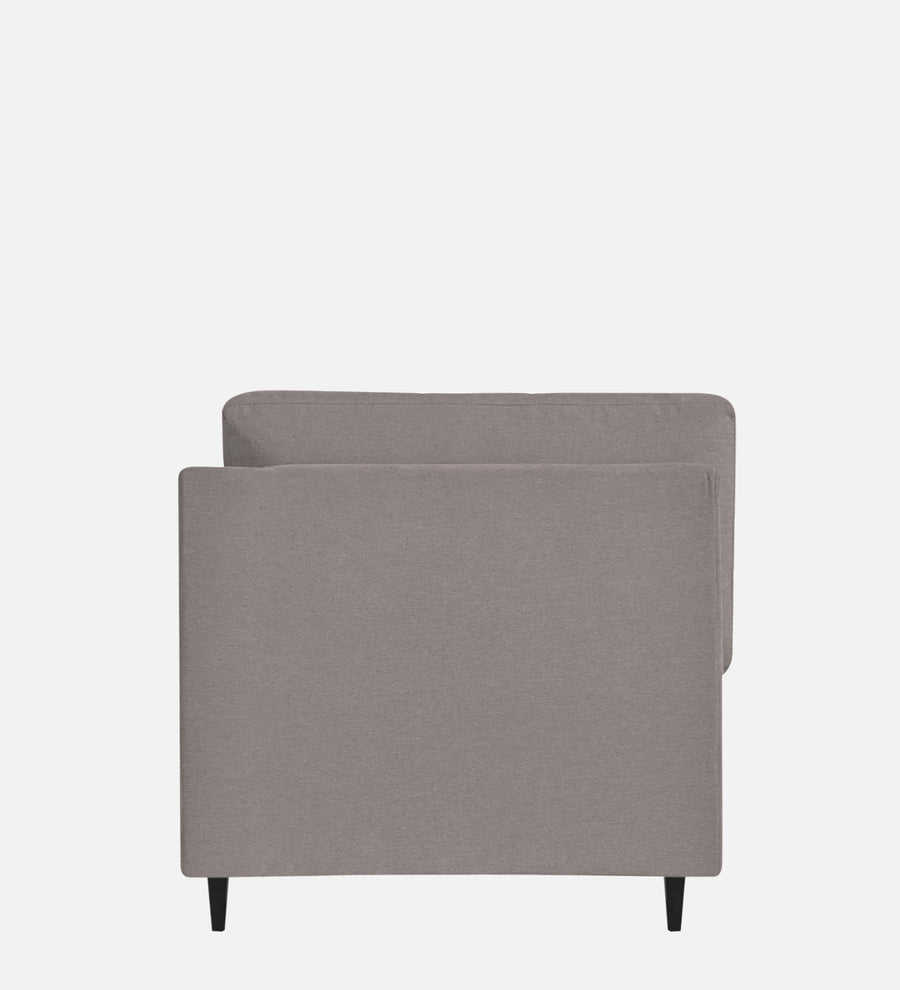 Jonze Velvet Lhs Chaise Lounger In Pearl Grey Colour - Febonic Living