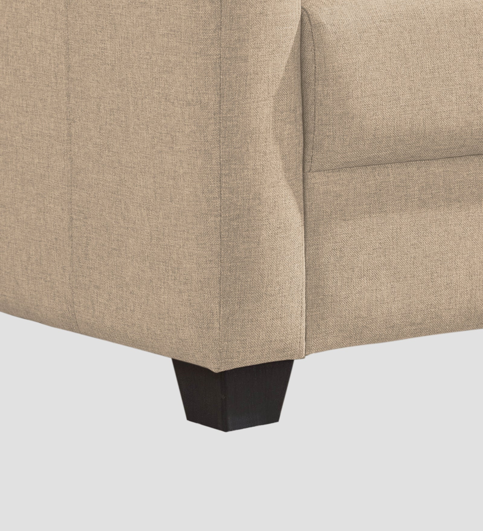 Devo Fabric 1 Seater Sofa In  Olive Beige Colour - Febonic Living