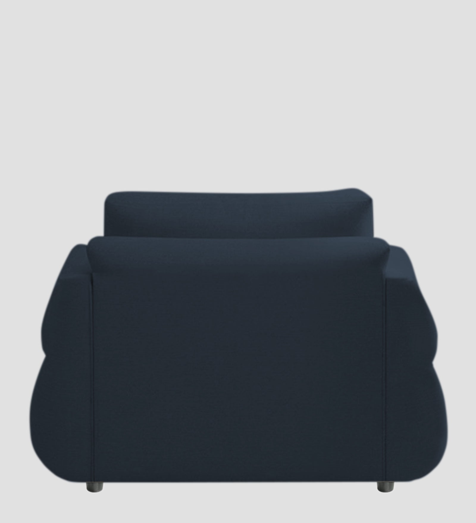 Jack Fabric 1 Seater Sofa In  Denim Blue Colour - Febonic Living