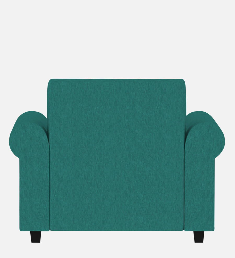 Derado Fabric 1 Seater Sofa In Sea Green Colour - Febonic Living