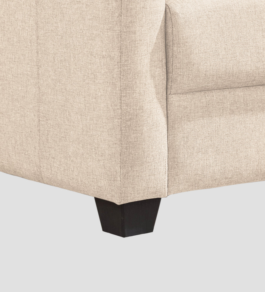 Devo Fabric 1 Seater Sofa In Woom Beige Colour - Febonic Living