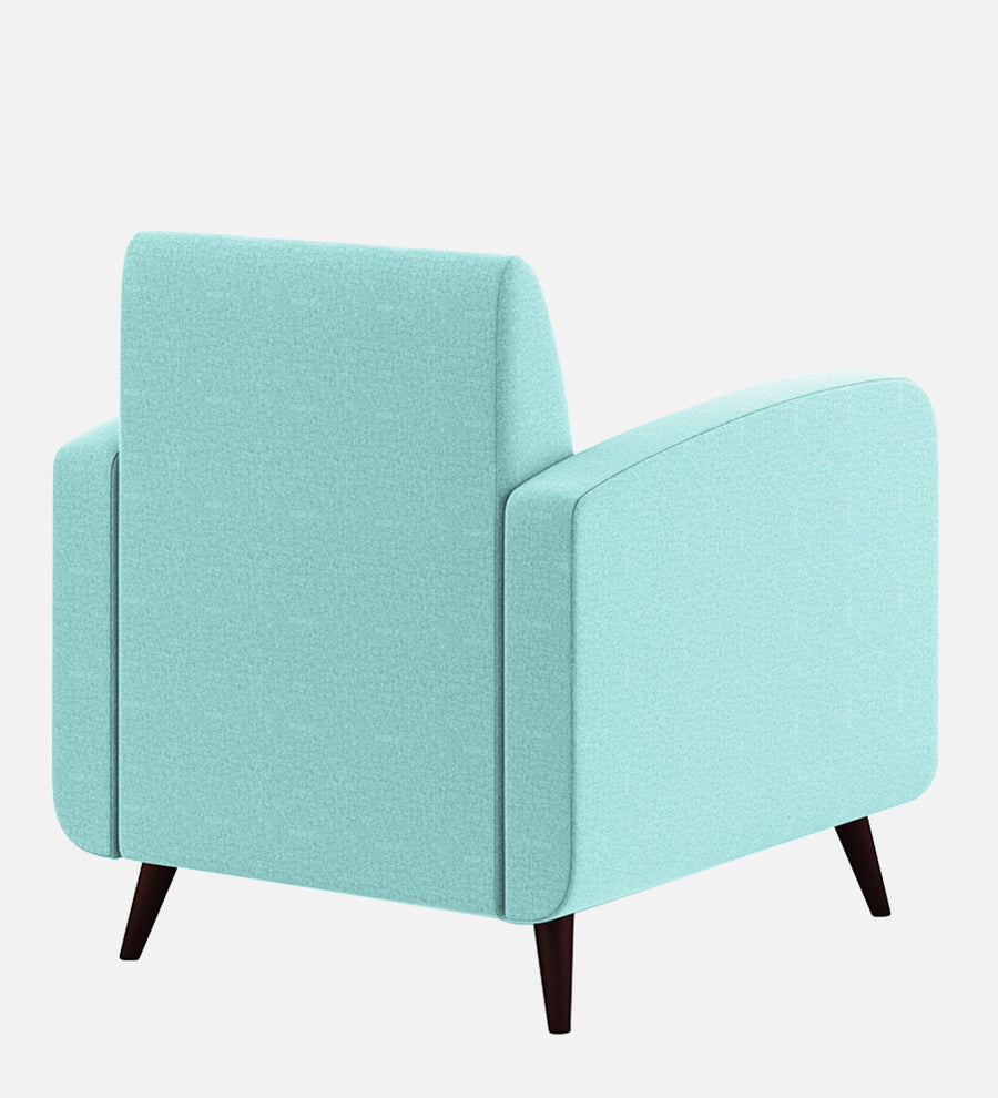 Wiki Velvet 1 Seater Sofa In Barmunda Aqua Colour - Febonic Living