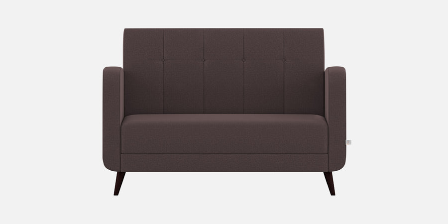 Wiki Velvet 2 Seater Sofa In Mocha Brown Colour - Febonic Living