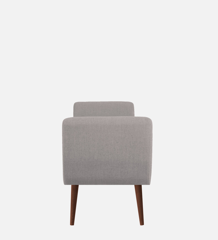 Cartes Velvet Bench In Pearl Grey Colour - Febonic Living