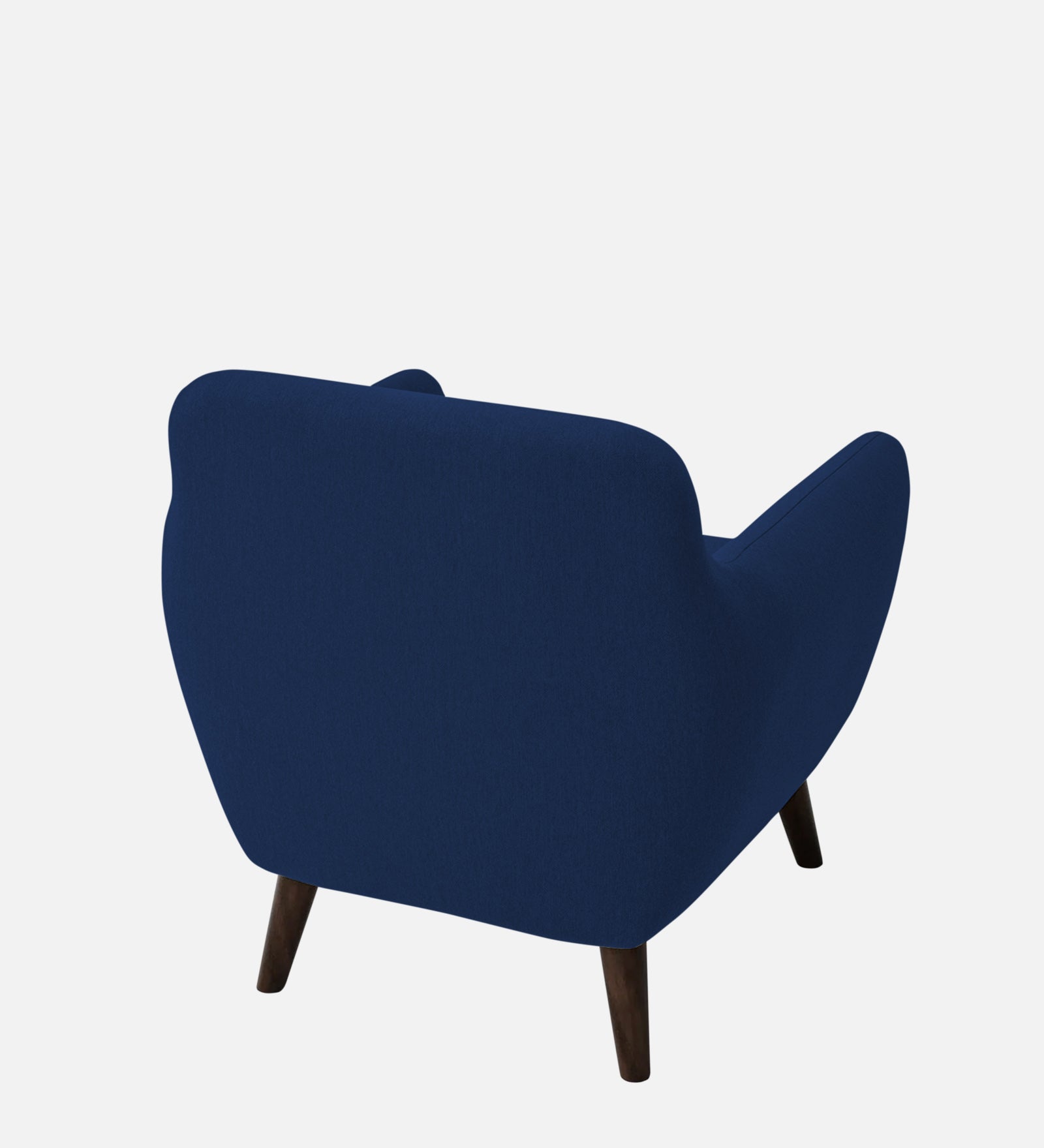 Goofy Fabric 1 Seater Sofa in Royal Blue Colour