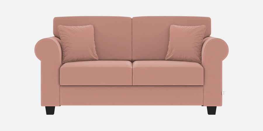 Numonk Velvet 2 Seater Sofa In Blush Pink Colour - Febonic Living