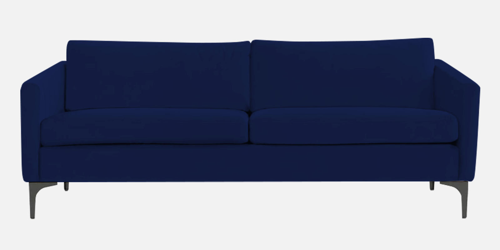 Haru Velvet 3 Seater Sofa in Royal Blue Colour