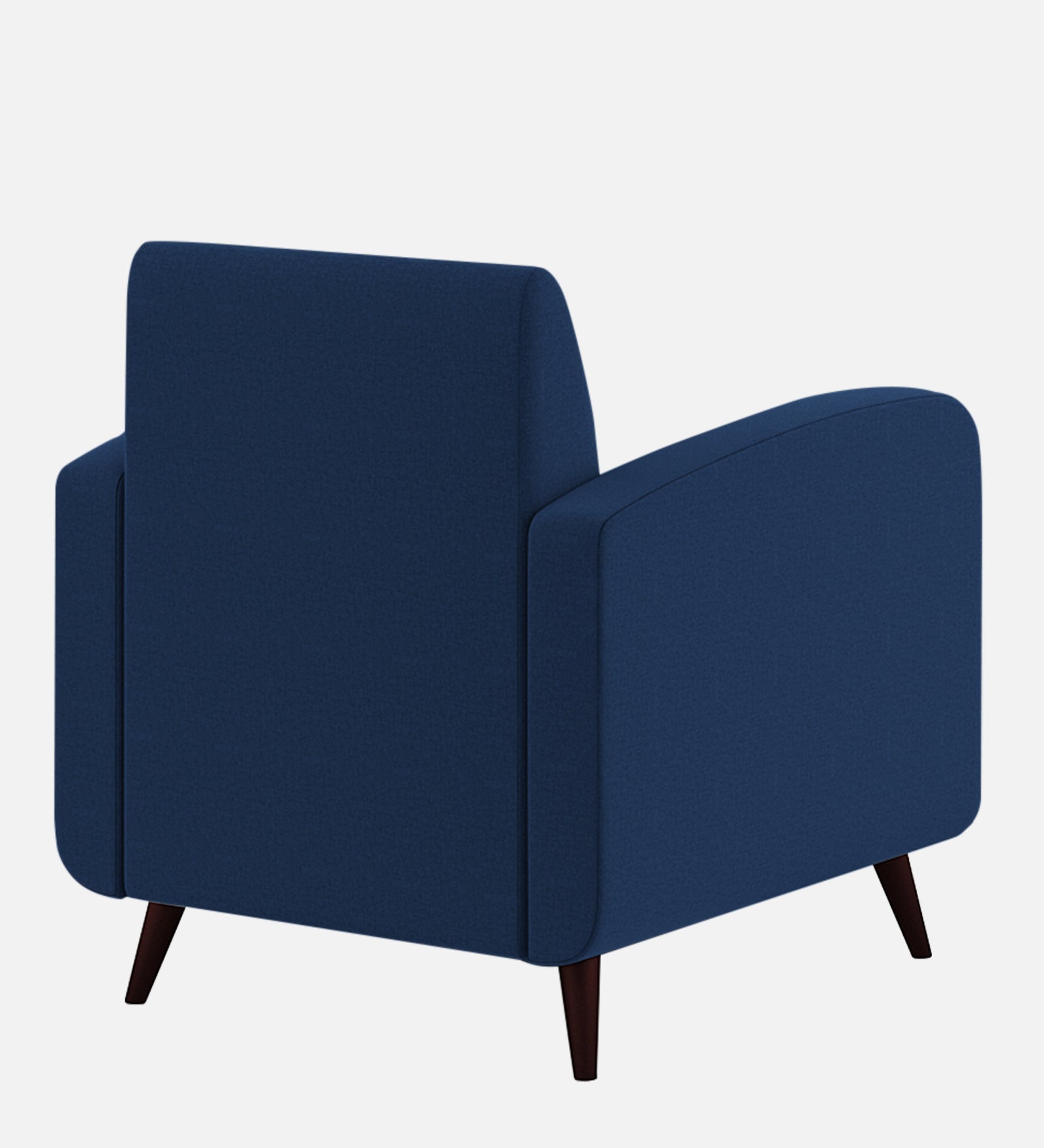 Wiki Velvet 1 Seater Sofa in Imperial Blue Colour