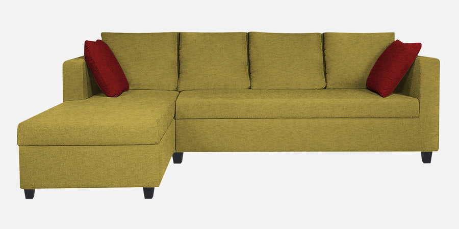Nebula Fabric Rhs Sectional Sofa 3 Lounger In Parrot Green Colour - Febonic Living