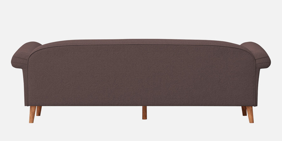 Barber Fabric 3 Seater Sofa In Night Brown Colour - Febonic Living