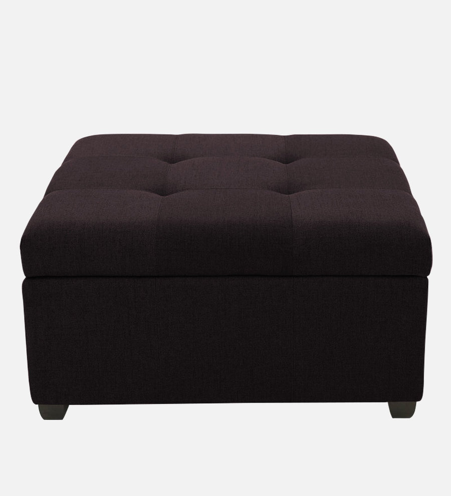 Mubila Fabric Ottoman In Cara Brown Colour With Storage - Febonic Living